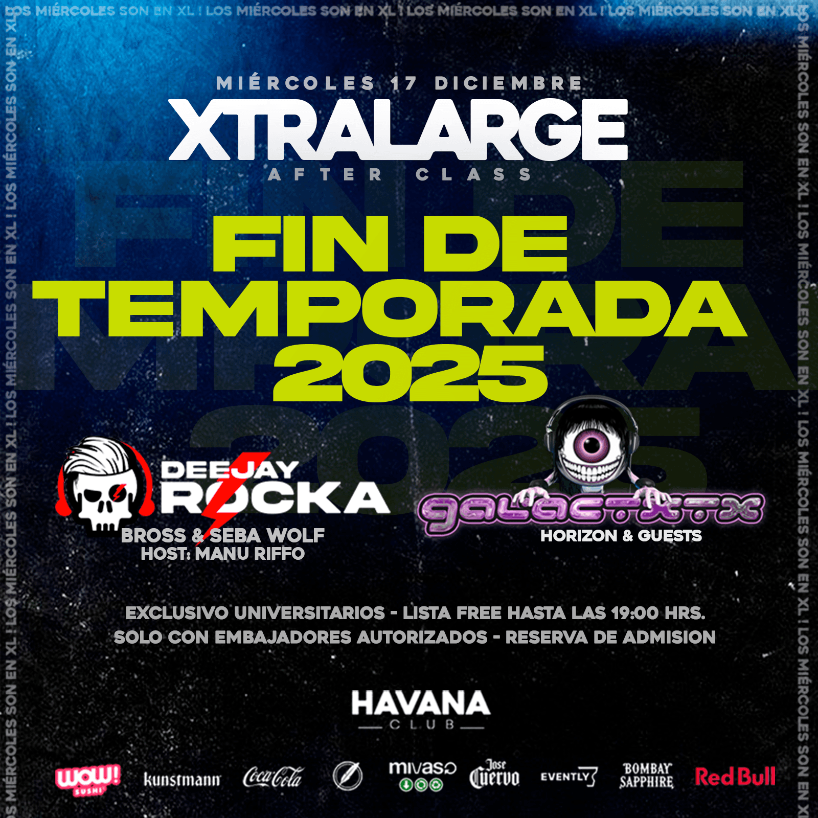 XTRA LARGE - FIN DE TEMPORADA 2025 image}