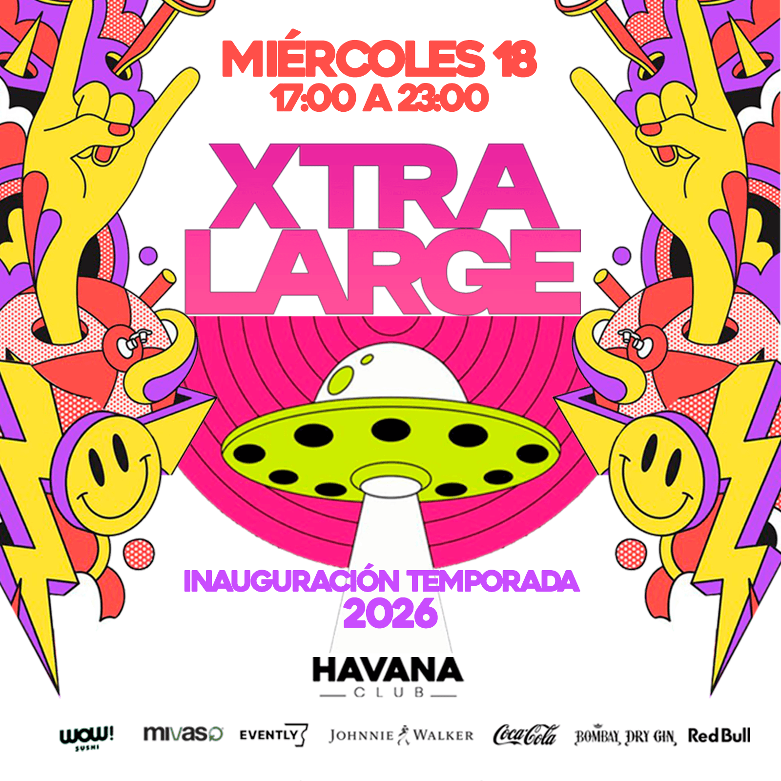 XTRA LARGE - INAUGURACIÓN TEMPORADA 2026 image}